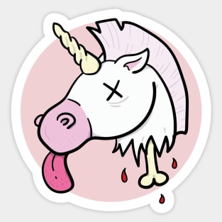 A mystical decapitation! Sticker